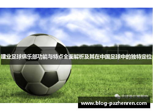建业足球俱乐部功能与特点全面解析及其在中国足球中的独特定位 建业足球俱乐部功能与特点全面解析及其在中国足球中的独特定位