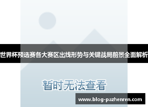 世界杯预选赛各大赛区出线形势与关键战局前景全面解析 世界杯预选赛各大赛区出线形势与关键战局前景全面解析