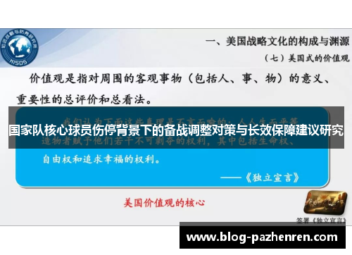 国家队核心球员伤停背景下的备战调整对策与长效保障建议研究